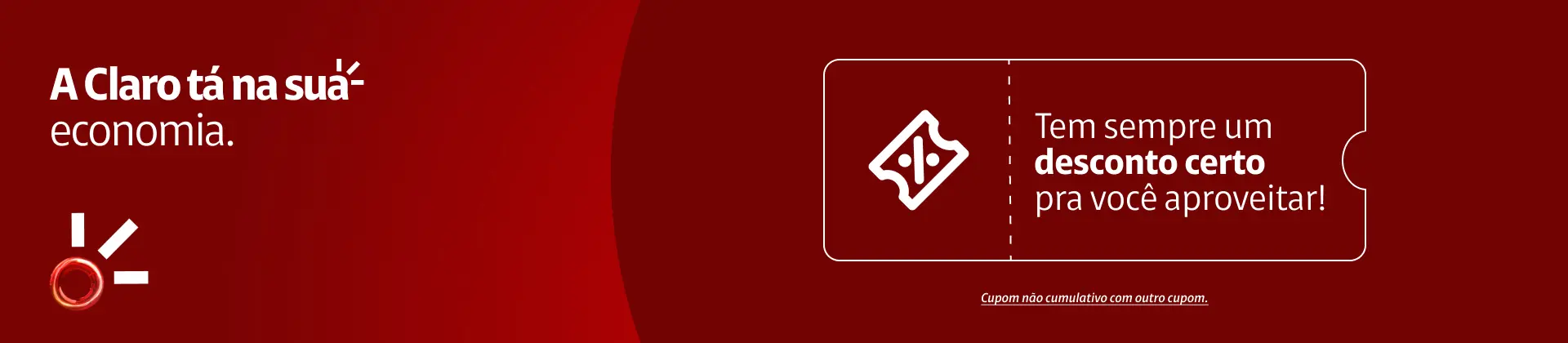 A Claro tá na sua economia. Tem sempre um desconto certo pra você aproveitar! A Claro tá na sua economia. Tem sempre um desconto certo pra você aproveitar!