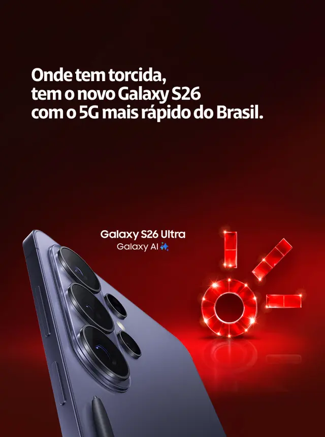 Tá torcendo pra trocar de celular? Chegou a oferta que você precisava! Galaxy S26 ULTRA 5G 256GB. Eu quero! Tá torcendo pra trocar de celular? Chegou a oferta que você precisava! Galaxy S26 ULTRA 5G 256GB. Eu quero!